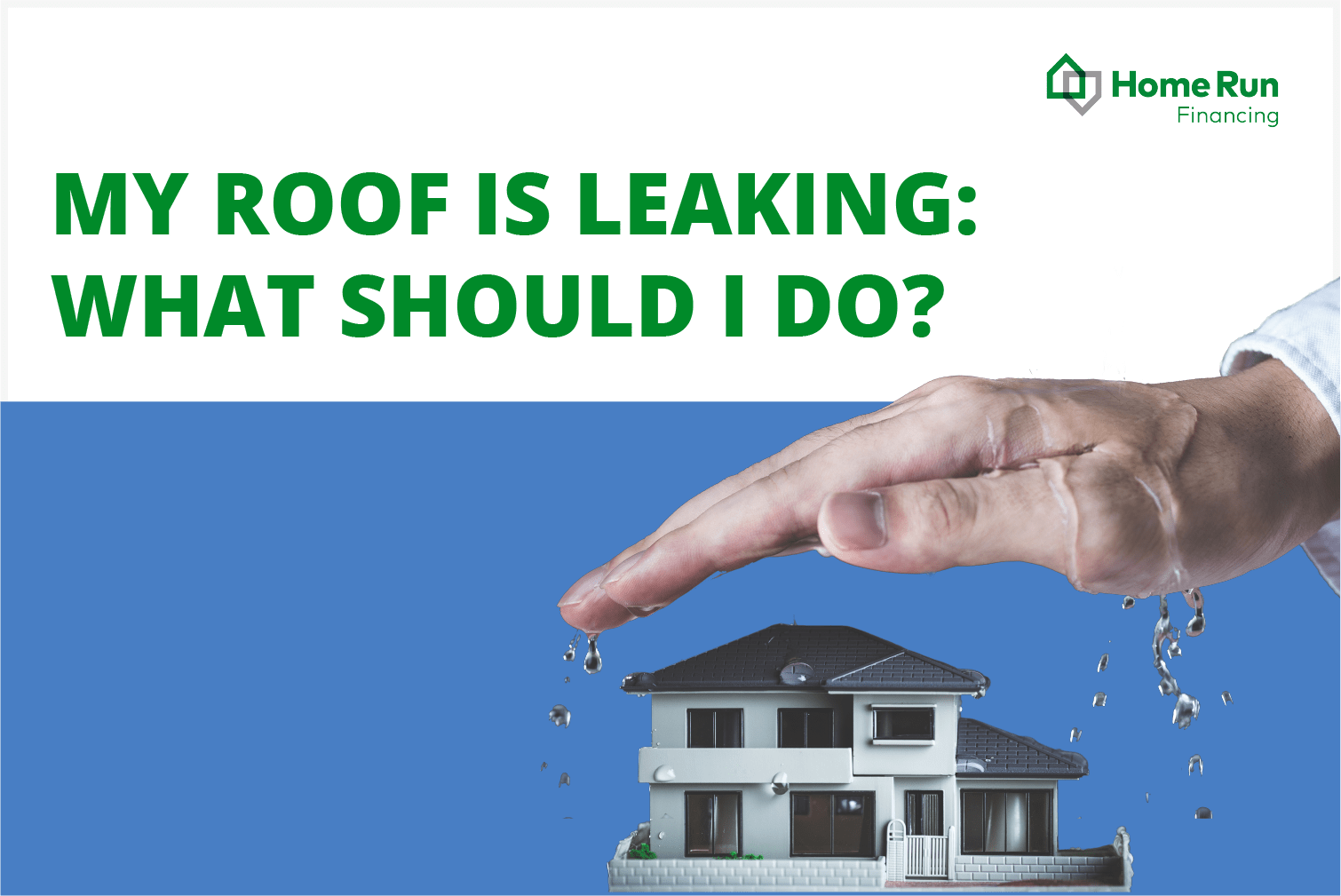 My roof is leaking: what should I do?